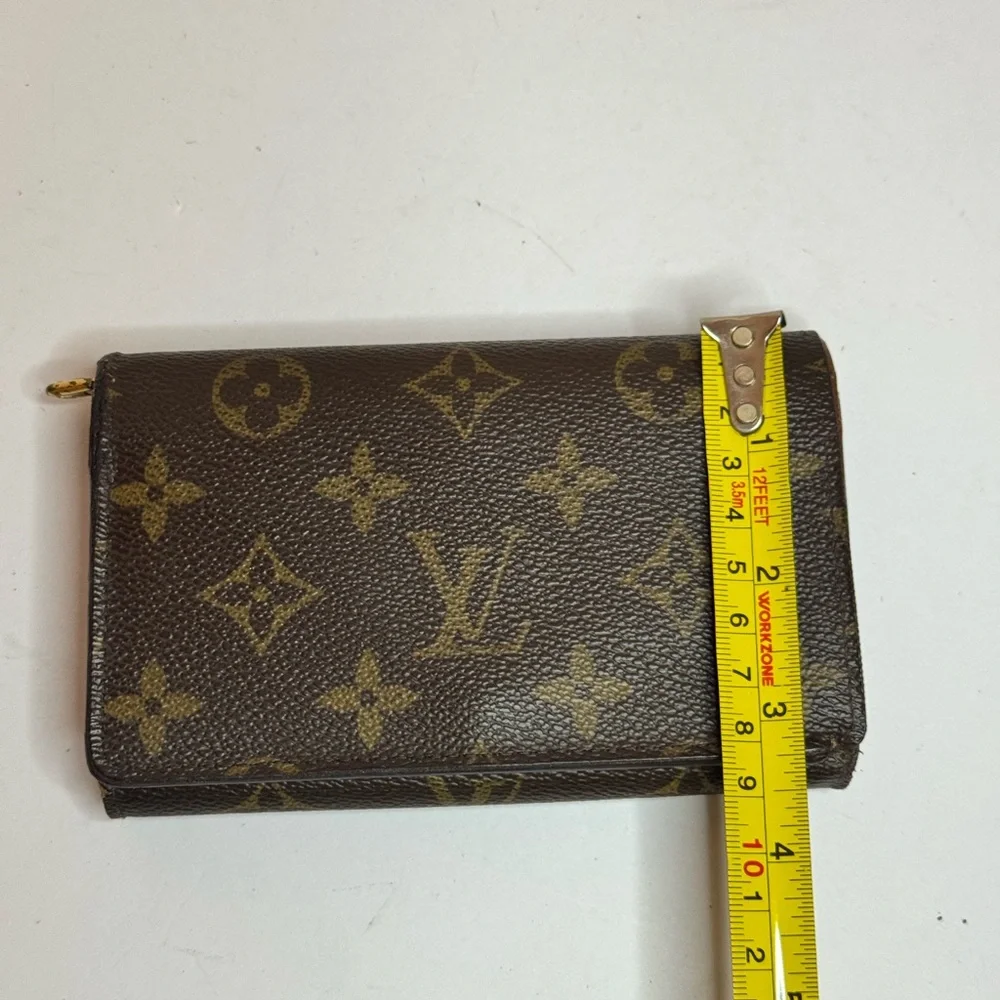Louis Vuitton Monogram Porte Monnaie Tresor Wallet